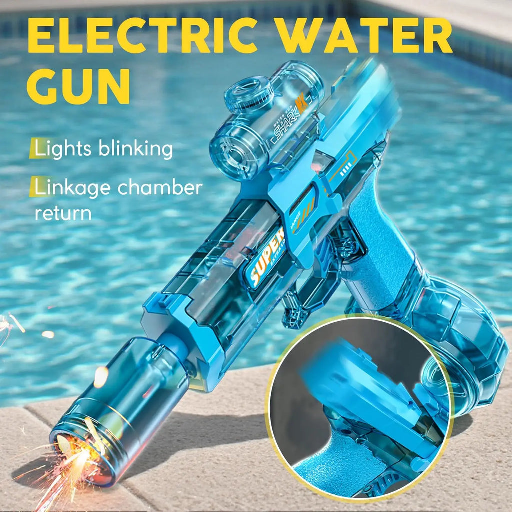 Ultimate water gun battle! Automatic spray, 320cc large capacity, range up to 32 feet