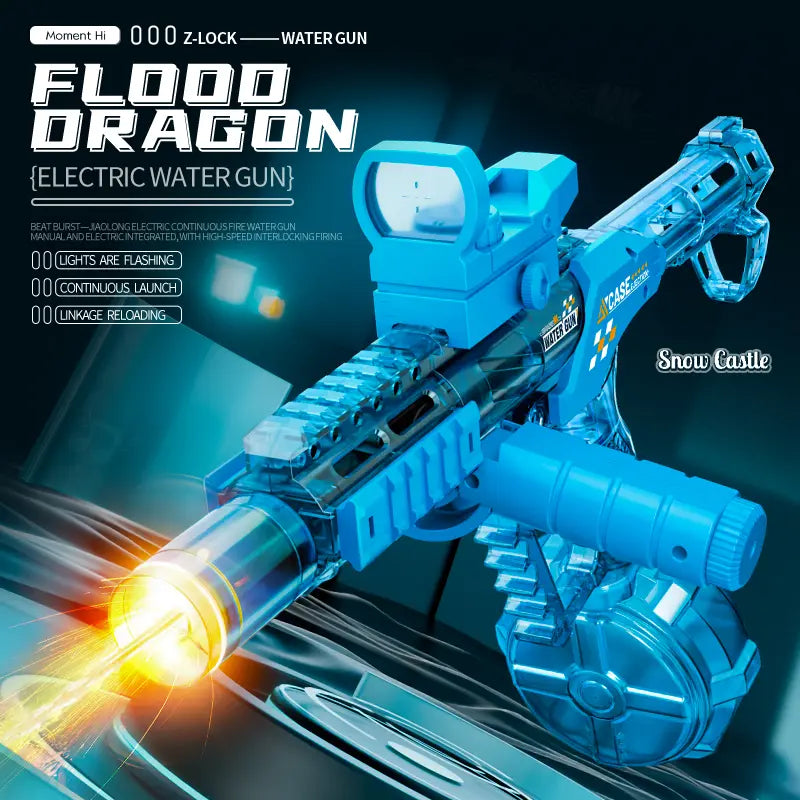 Ultimate water gun battle! Automatic spray, 320cc large capacity, range up to 32 feet